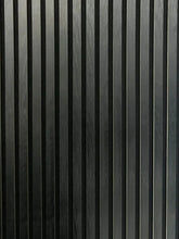 Textured black and gray vertical stripe pattern